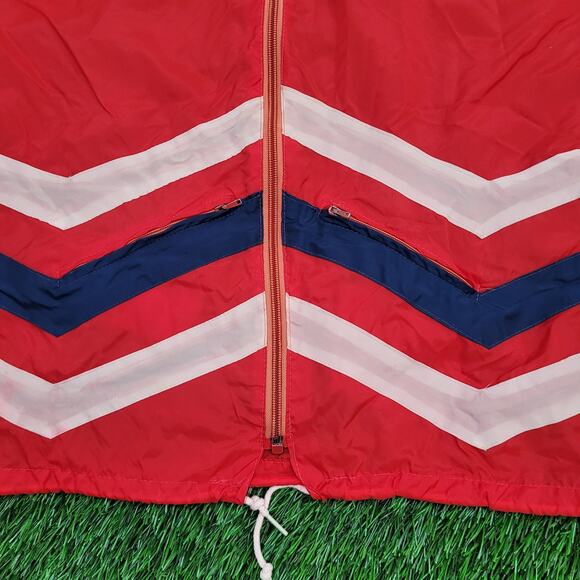 Vintage 80s MOD Windbreaker Jacket M/L 21x23 Cropped - Picture 10 of 14